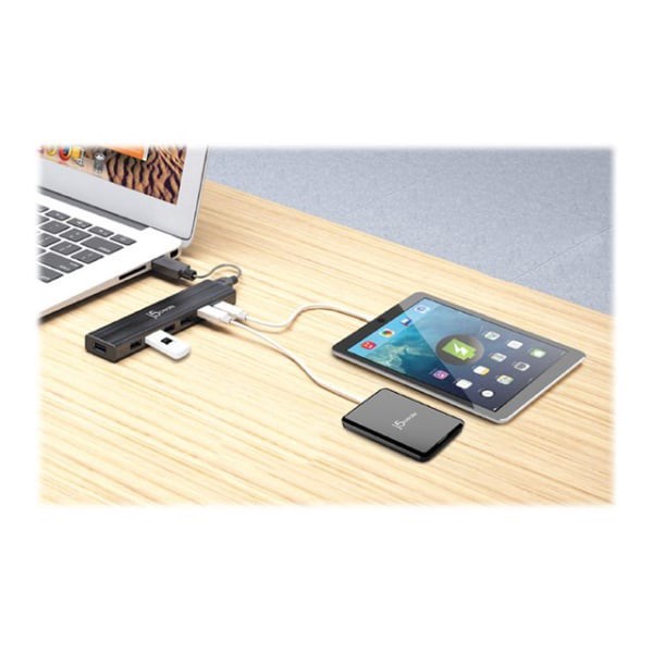 slide 2 of 7, j5create USB 3.0 7-Port HUB 1 ea, 1 ct