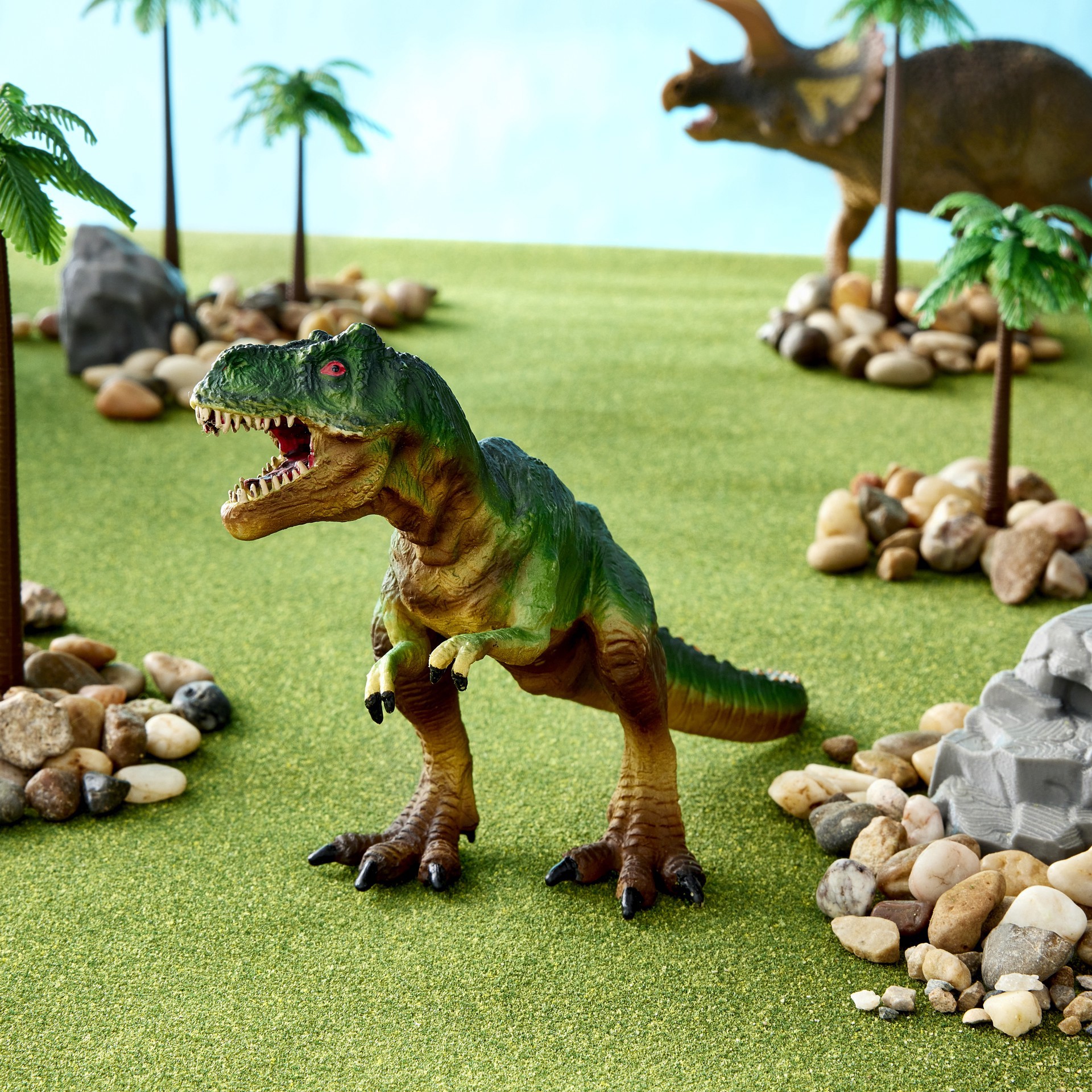 slide 4 of 4, Safari Ltd. Safari Ltd Wild Safari Prehistoric World Tyrannosaurus Rex, 6.5 in x 2.8 in x 4.1 in