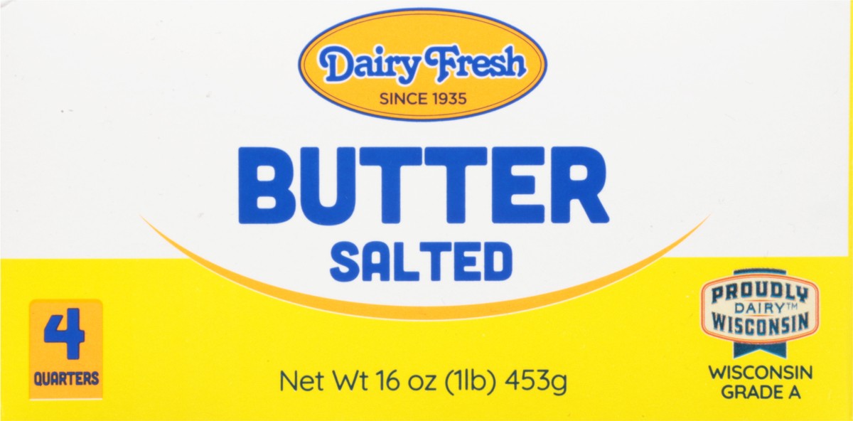 slide 4 of 9, Dairy Fresh Salted Butter, 16 oz