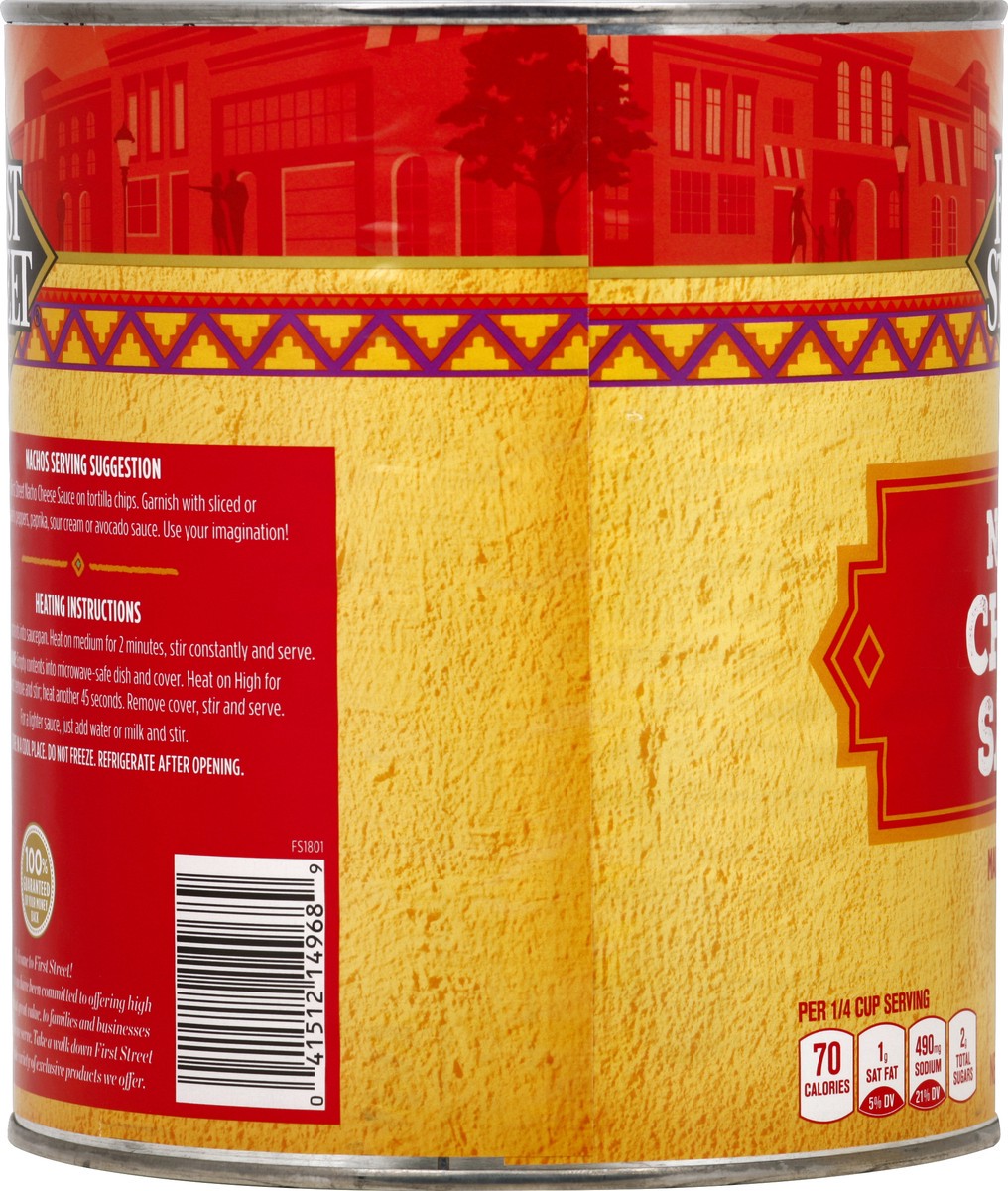 slide 2 of 6, First Street Nacho Cheese Sauce, 106 oz