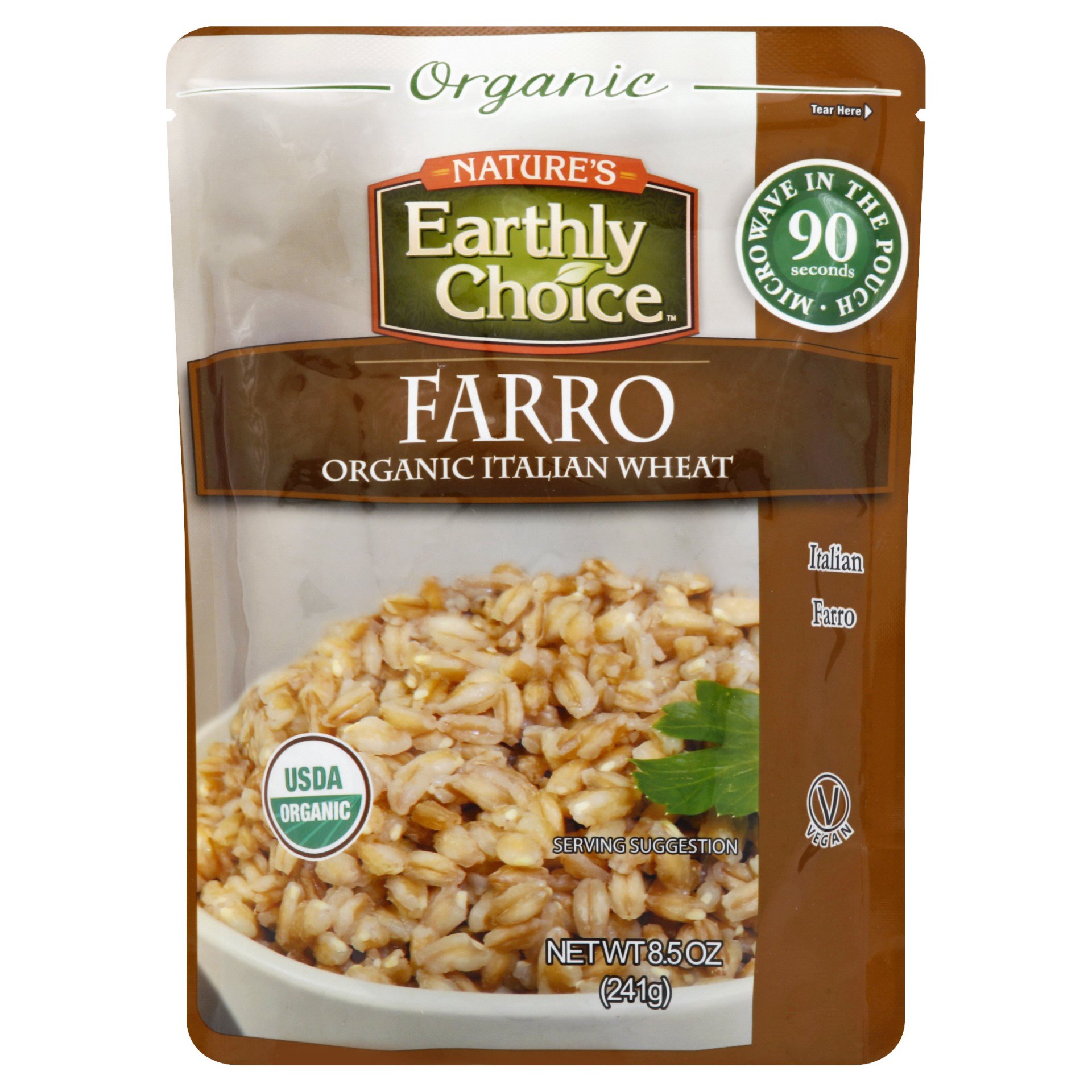 slide 1 of 2, Nature's Earthly Choice Italian Pearled Farro, 8.5 oz