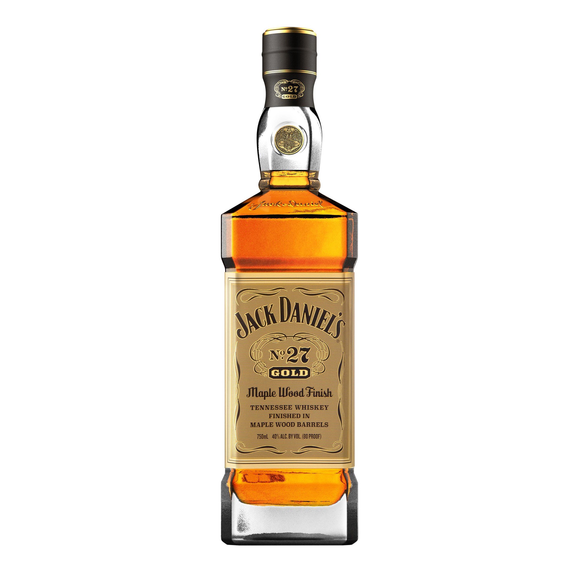 slide 1 of 6, Jack Daniel's No. 27 Gold Tennessee Whiskey 750 ea, 750 ml