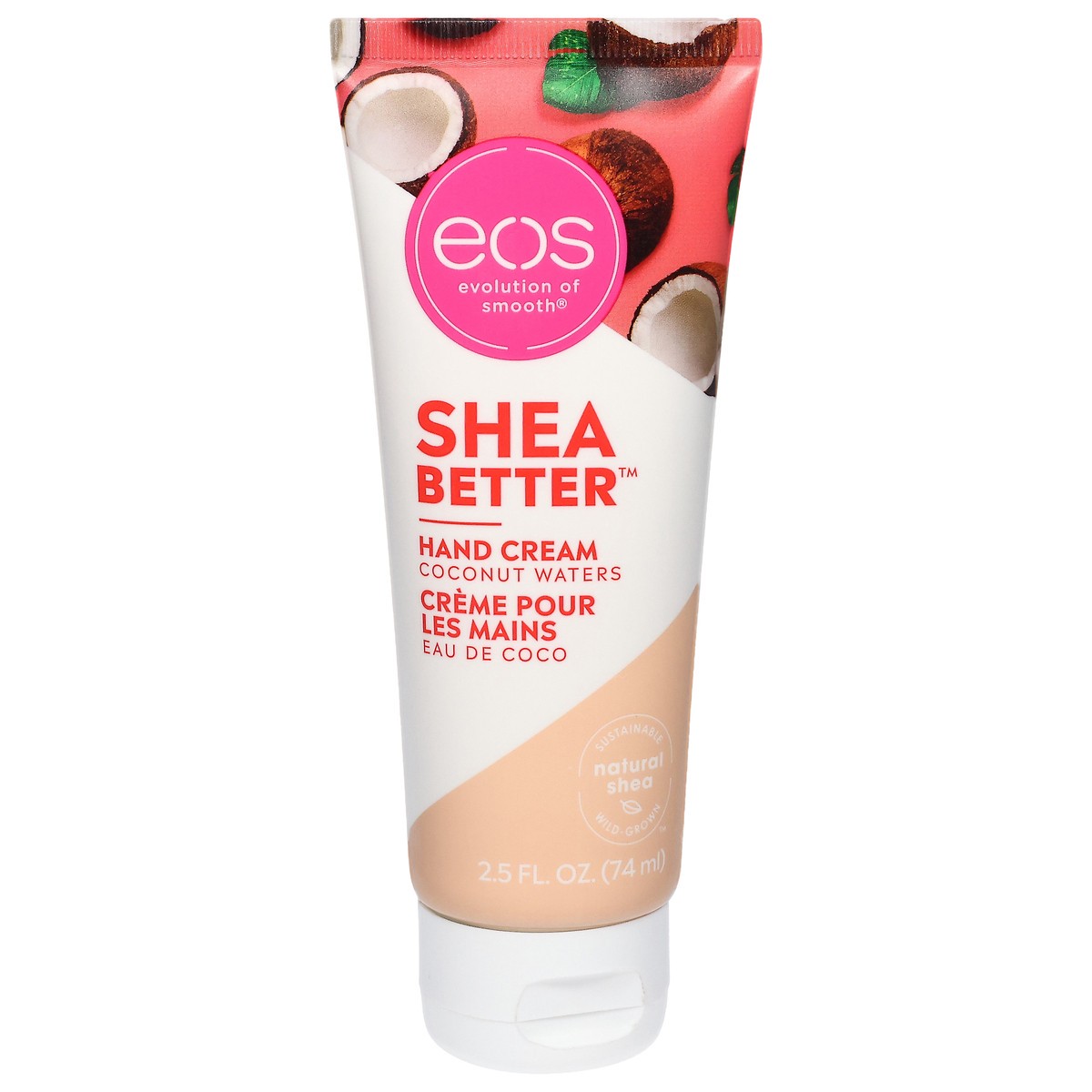 slide 1 of 15, eos Shea Better Coconut Waters Hand Cream 2.5 fl oz, 2.5 fl oz