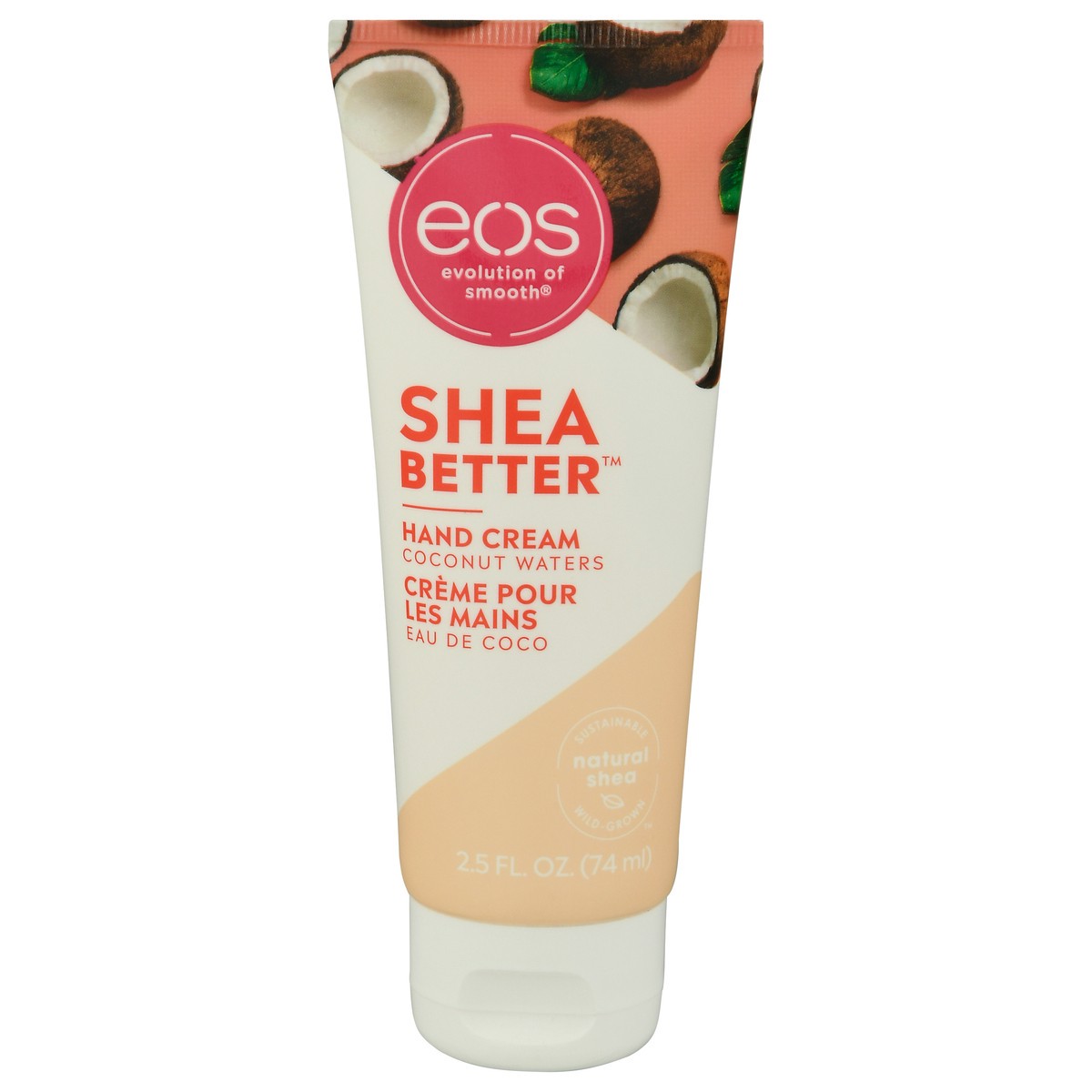 slide 1 of 15, eos Coconut & Shea Butter Hand Cream, 2.5 fl oz