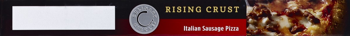 slide 5 of 6, Culinary Circle Pizza, Rising Crust, Italian Sausage, 30.7 Ounce, 30.7 oz