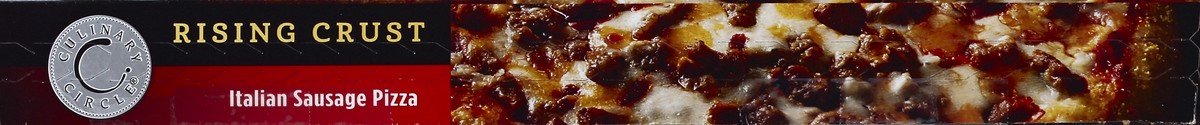 slide 4 of 6, Culinary Circle Pizza, Rising Crust, Italian Sausage, 30.7 Ounce, 30.7 oz