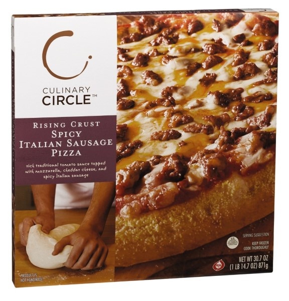 slide 1 of 1, Culinary Circle Rising Crust Spicy Italian Sausage Pizza, 30.7 oz