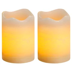 Northern International Rustic Votive Candle - Cream