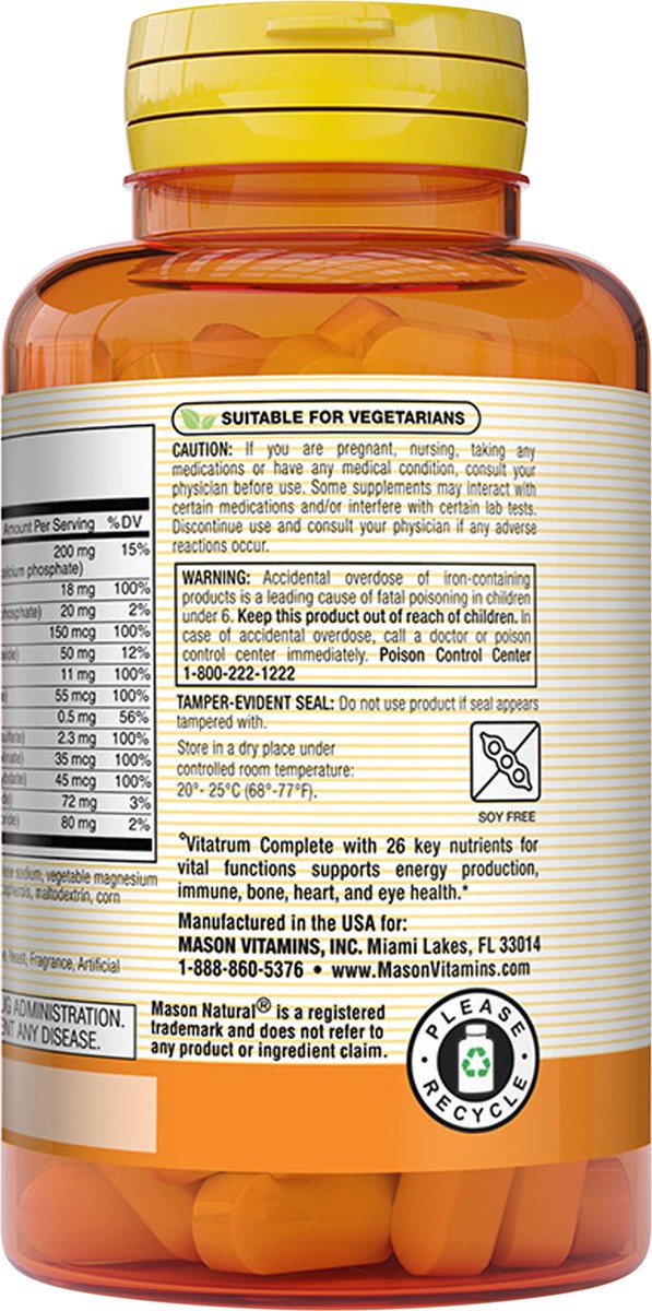 slide 4 of 8, Vitatrum Complete Multivitamin/Multimineral, 150 ct