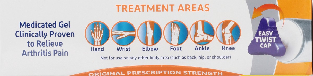 slide 2 of 10, Voltaren NEW Easy Open Cap - Voltaren Arthritis Pain Gel for Powerful Topical Arthritis Pain Relief - 100 g x 2, 2 ct