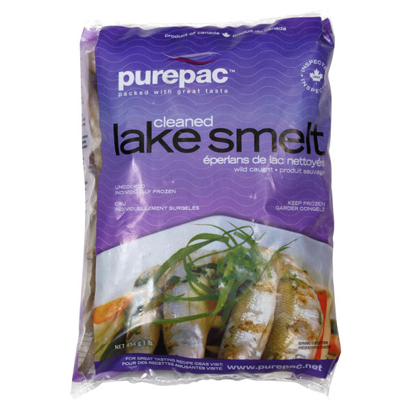 slide 1 of 1, Purepac Cleaned Lake Smelt, Frozen, 16 oz