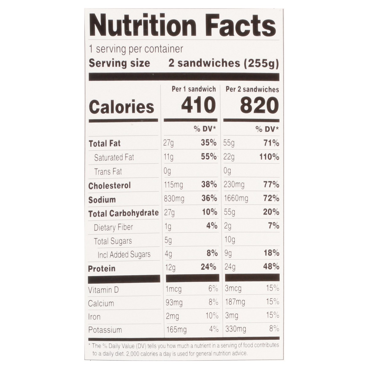 slide 9 of 19, Crav'n Flavor Sausage, Egg & Cheese Croissant Breakfast Sandwiches Single Pack 2 ea, 2 ct