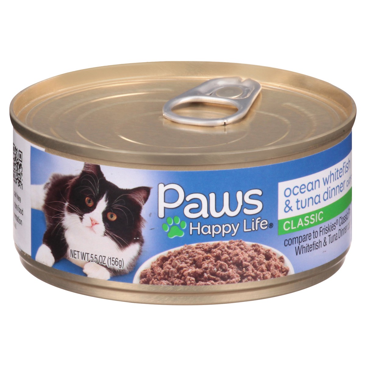 slide 3 of 9, Paws Happy Life Classic Ocean Whitefish & Tuna Dinner Cat Food 5.5 oz, 5.5 oz