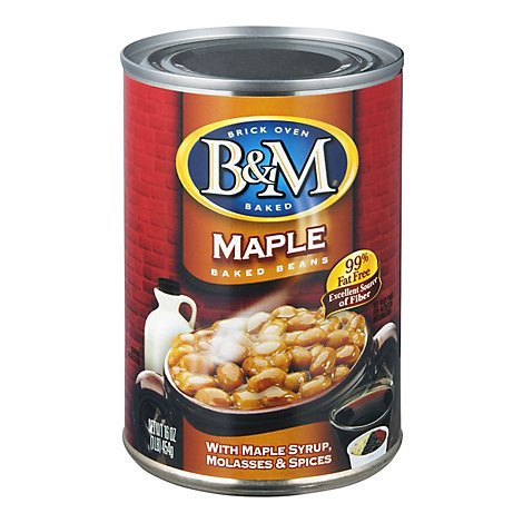 slide 1 of 1, B&m Maple Flavored Baked Beans Canned 16oz - 16 Oz, 16 oz