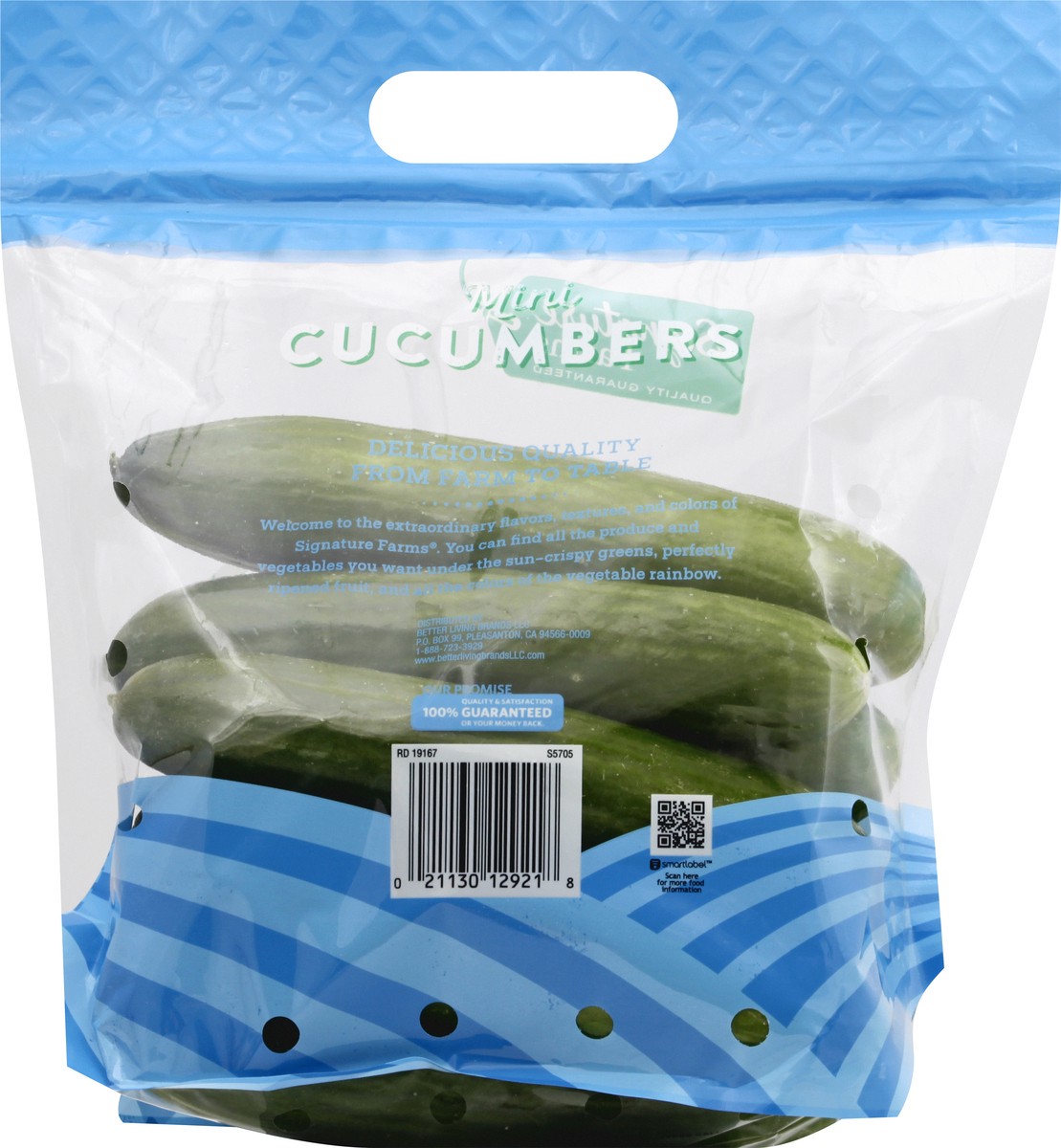 Signature Select/Farms Cucumbers Mini - 32 Oz - Vons