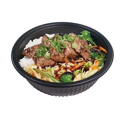 slide 1 of 1, H-E-B Yumai Rice Bowl with Beef Skewers, 17 oz