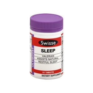 slide 1 of 1, Swisse Valerian Sleep Tablets, 60 ct