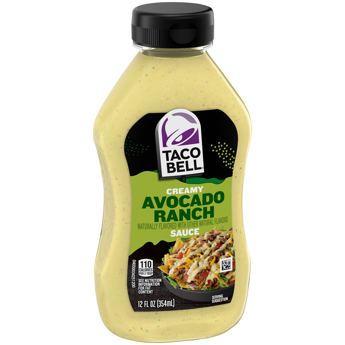 slide 6 of 11, Taco Bell Creamy Avocado Ranch Sauce, 12 fl oz Bottle, 12 oz