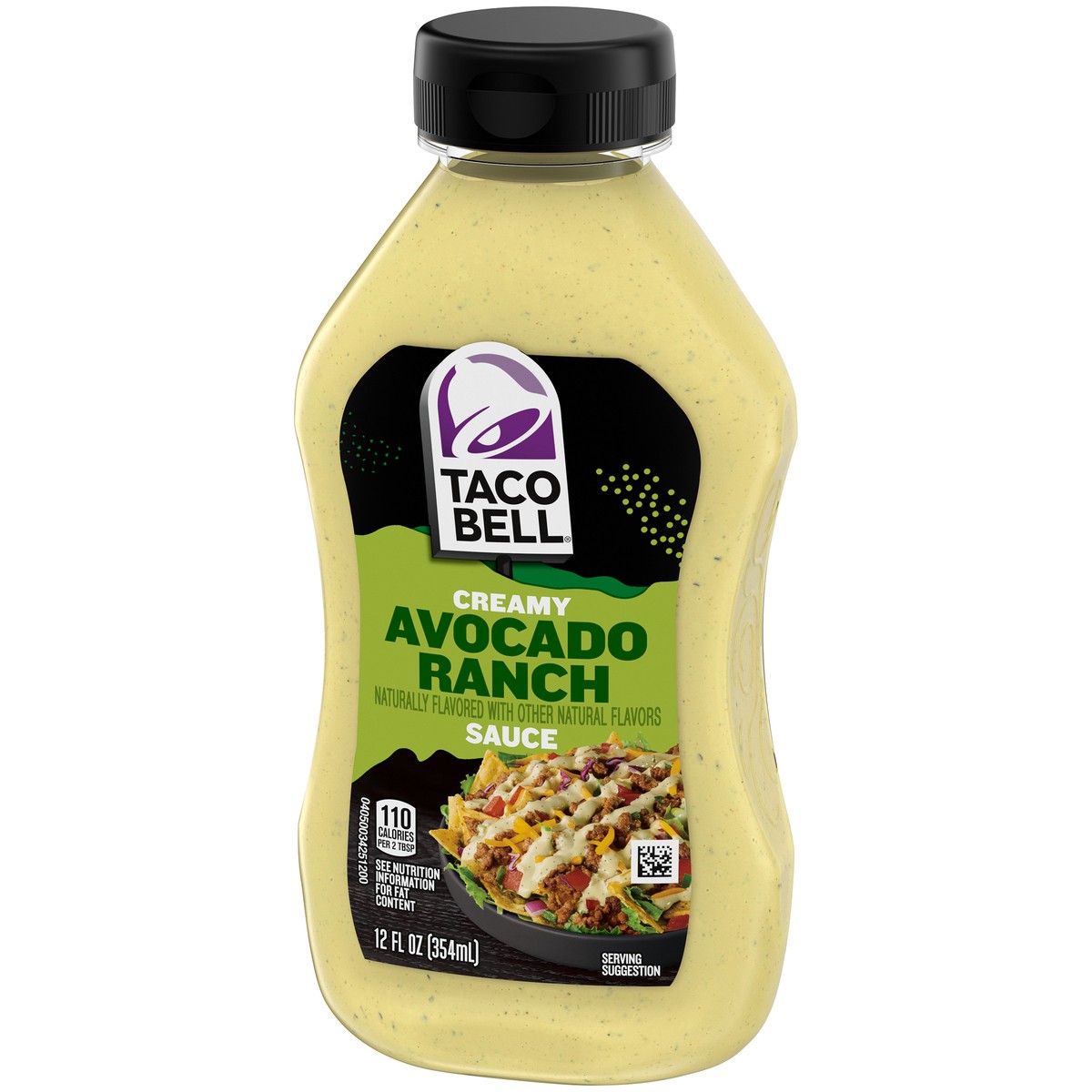 slide 9 of 11, Taco Bell Creamy Avocado Ranch Sauce, 12 fl oz Bottle, 12 oz