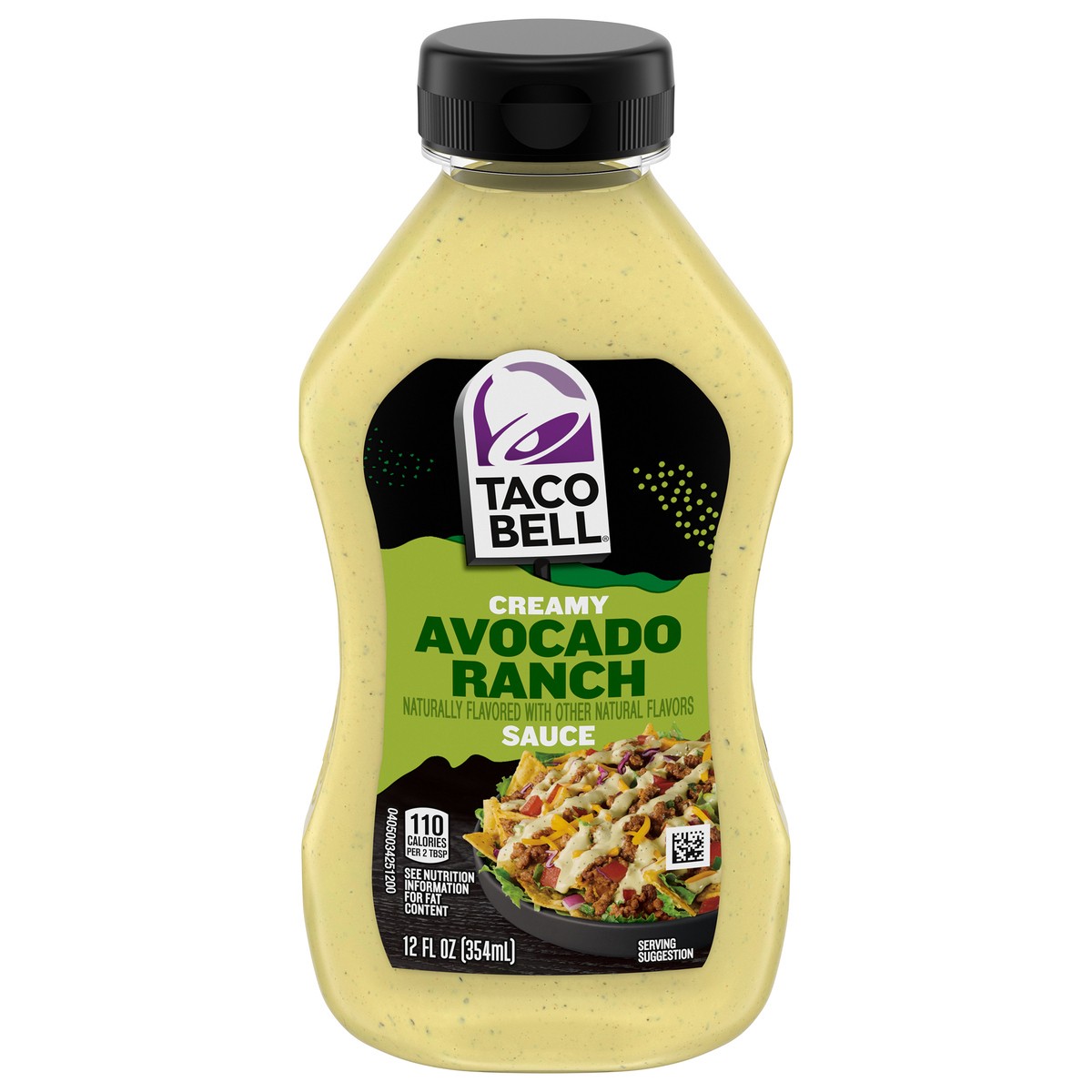 slide 7 of 11, Taco Bell Creamy Avocado Ranch Sauce, 12 fl oz Bottle, 12 oz