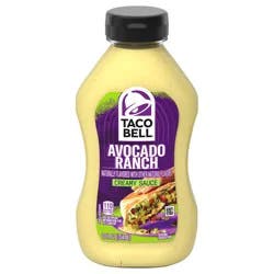 Taco Bell Creamy Avocado Ranch Sauce, 12 fl oz Bottle