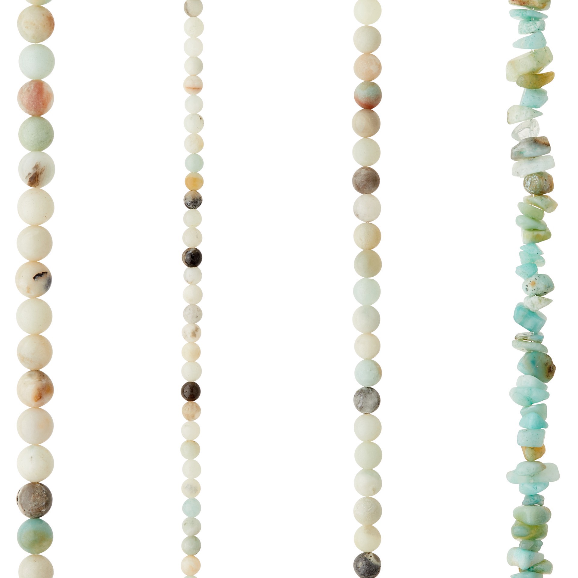 slide 4 of 6, Multicolor Amazonite Beads Value Pack By Bead Landing, 28 in