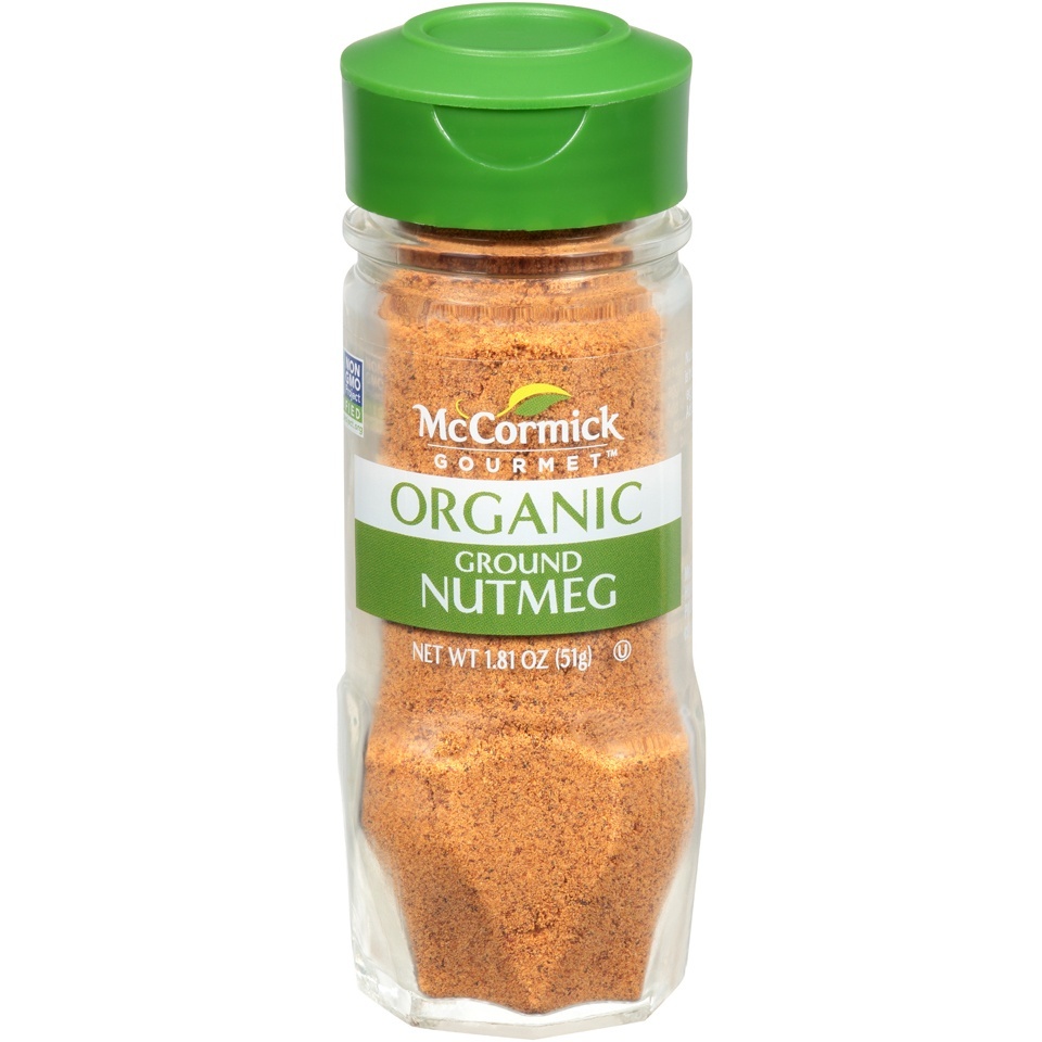 slide 1 of 4, McCormick Gourmet Organic Ground Nutmeg, 1.81 oz