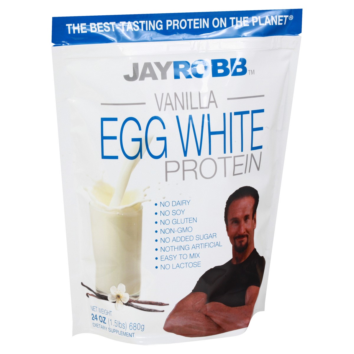 slide 2 of 9, Jay Robb Vanilla Egg White Protein 24 oz, 24 oz