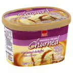 slide 1 of 1, Harris Teeter Reduced Fat Ice Cream - Caramel Delight, 48 oz