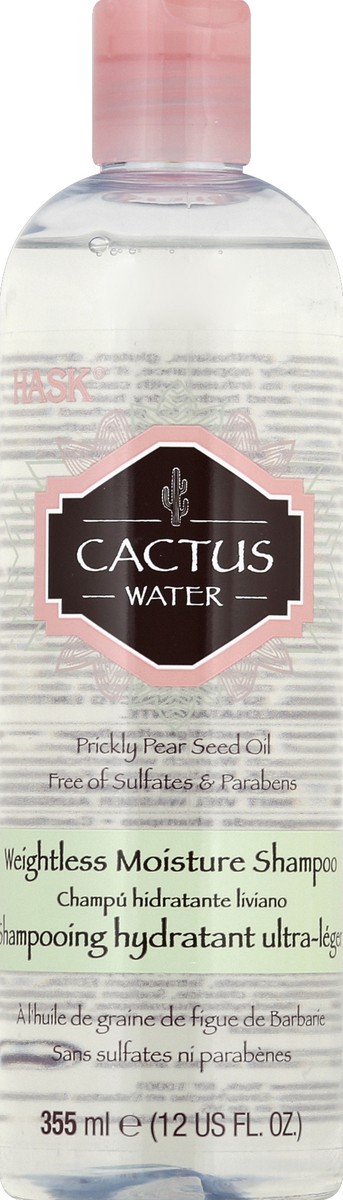 slide 5 of 6, Hask Weightless Moisture Shampoo Cactus Water, 12 oz