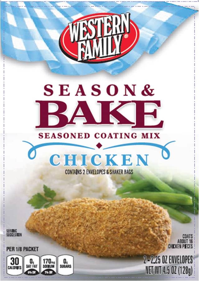 slide 1 of 1, Western Family Chicken Coating Mix, 4.5 oz