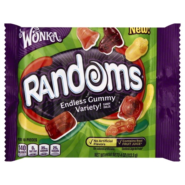 slide 1 of 1, WONKA Randoms Endless Gummy Variety, 4 oz
