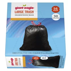 Giant Eagle Large Drawstring Trash Bags