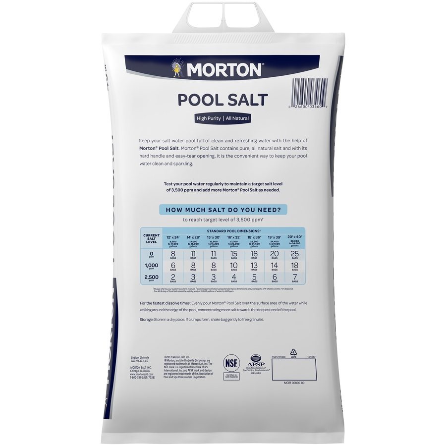 Morton Pool Salt 40 lb Shipt
