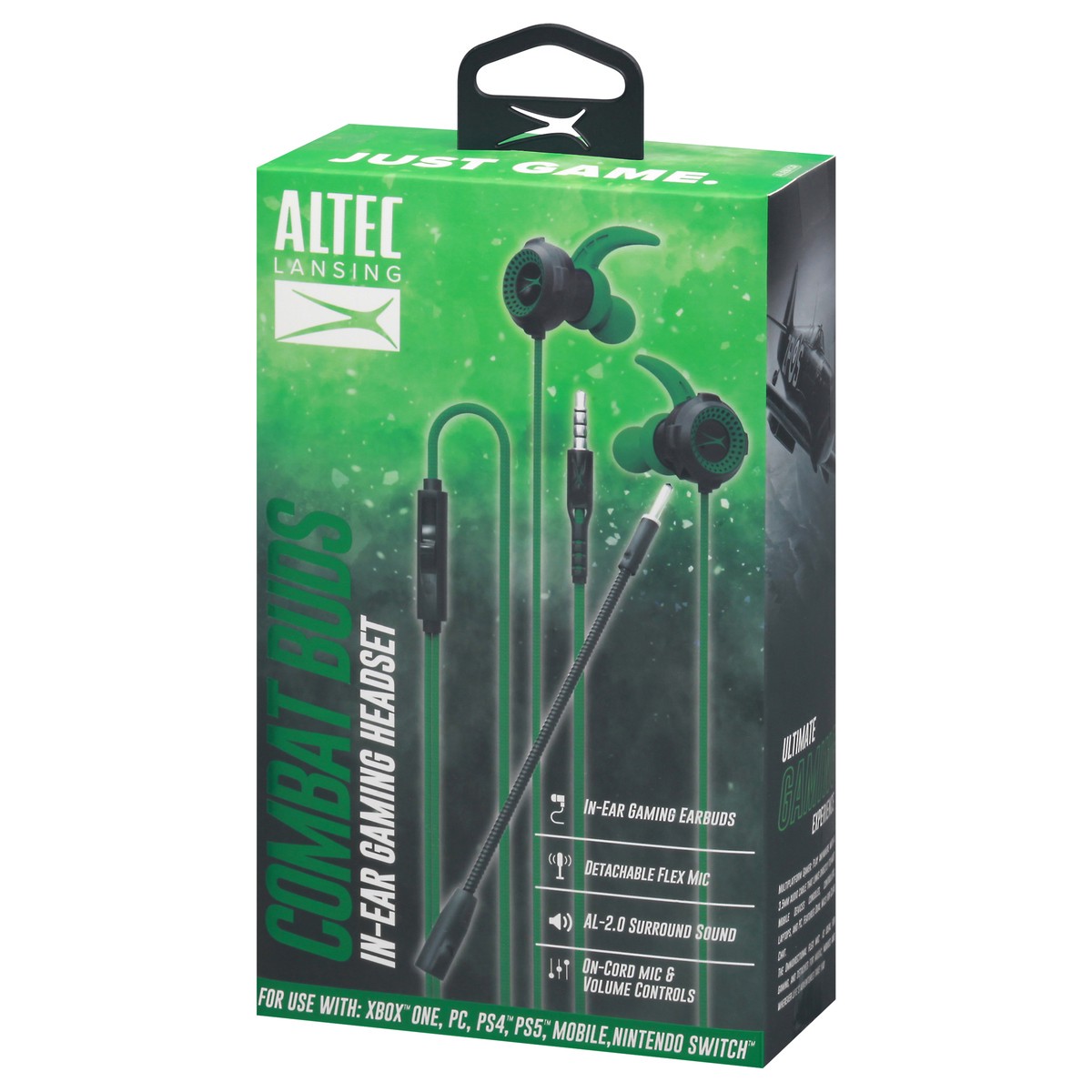 slide 3 of 9, Altec Lansing Combat Buds In-Ear Gaming Headset 1 ea, 1 ea