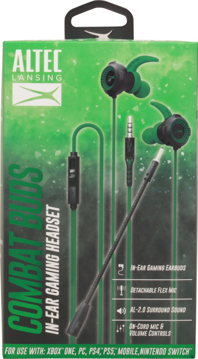 slide 4 of 9, Altec Lansing Combat Buds In-Ear Gaming Headset 1 ea, 1 ea