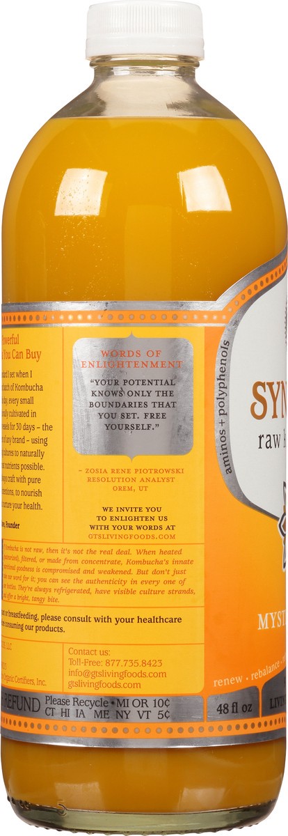 slide 7 of 12, GT's Raw Mystic Mango Kombucha - 48 fl oz, 48 fl oz