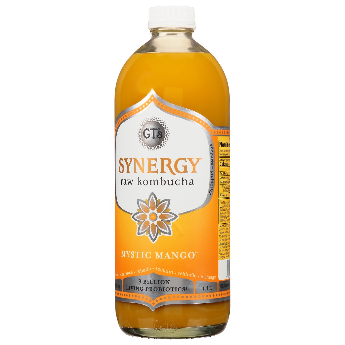 slide 10 of 12, GT's Raw Mystic Mango Kombucha - 48 fl oz, 48 fl oz