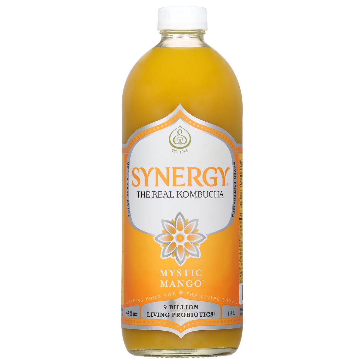 slide 1 of 12, GT's Mystic Mango Kombucha 48 fl oz, 48 fl oz