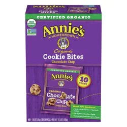 Annie's Organic Chocolate Chip Cookie Bites 10 ea