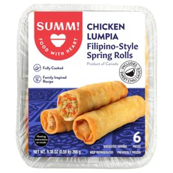 Summ! Chicken Lumpia Filipino-Style Spring Rolls 9.38 oz