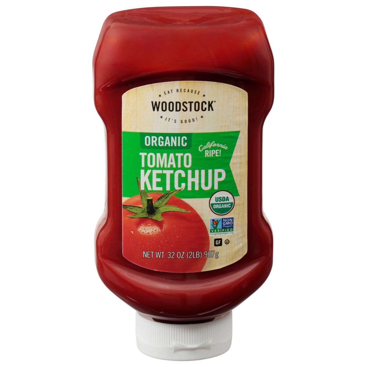 slide 1 of 9, Woodstock Organic Tomato Ketchup 32 oz, 32 oz