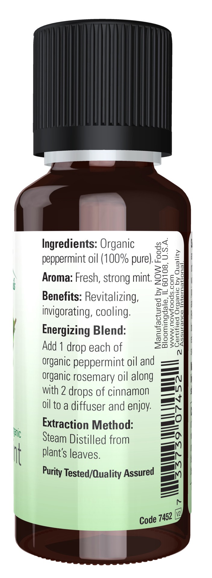 slide 2 of 4, NOW Peppermint Oil, Organic - 1 fl. oz., 1 oz