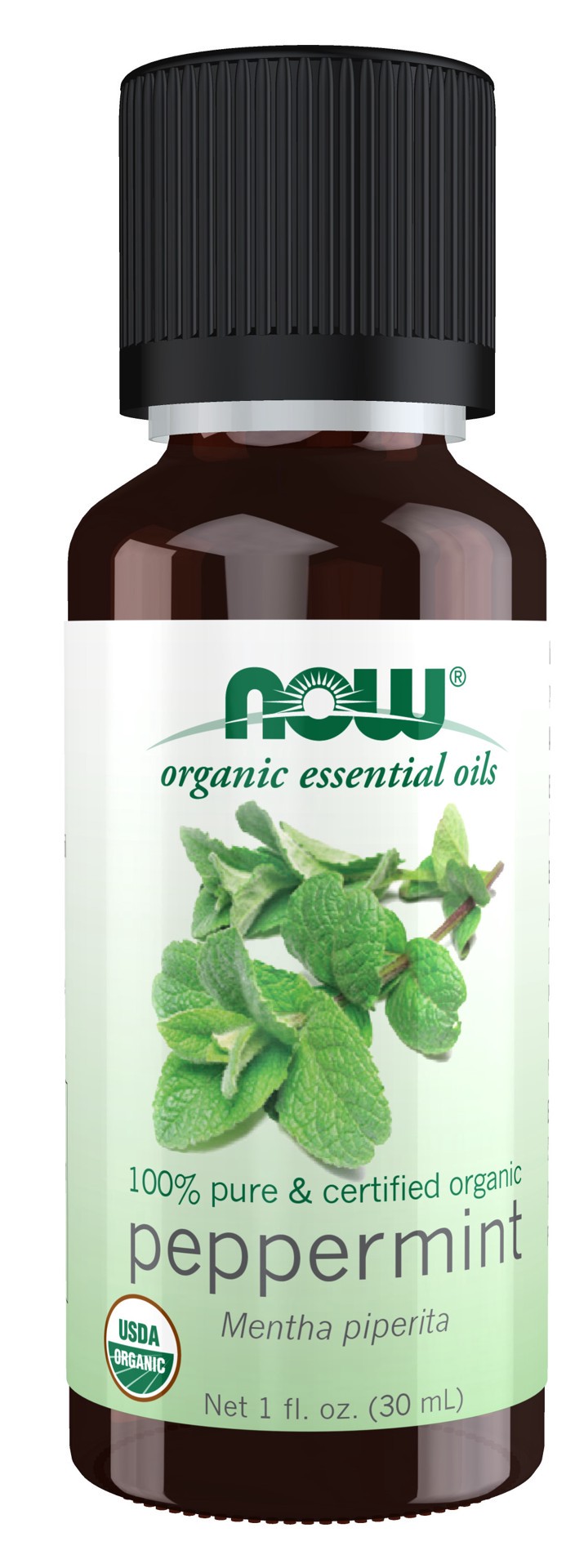 slide 1 of 4, NOW Peppermint Oil, Organic - 1 fl. oz., 1 oz