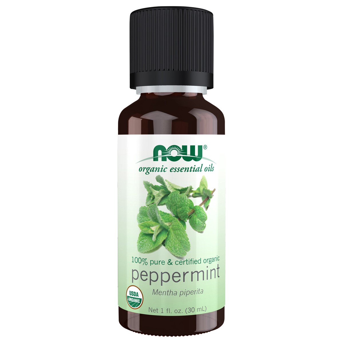 slide 1 of 4, NOW Peppermint Oil, Organic - 1 fl. oz., 1 oz