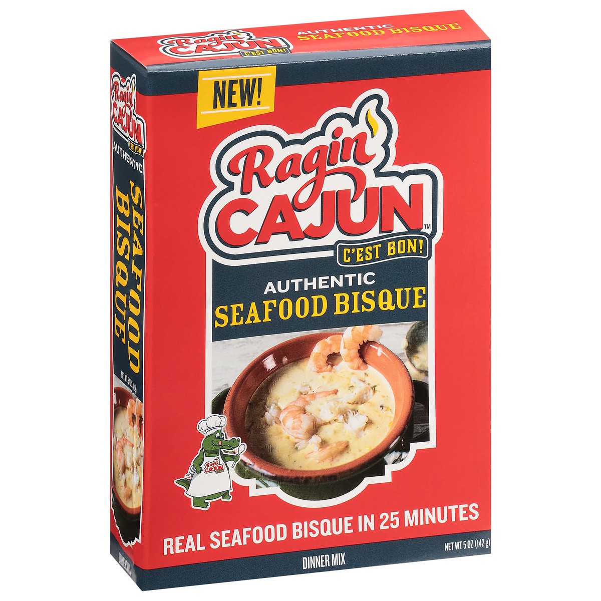 slide 6 of 11, Ragin' Cajun Authentic Seafood Bisque Mix 5 oz, 5 oz