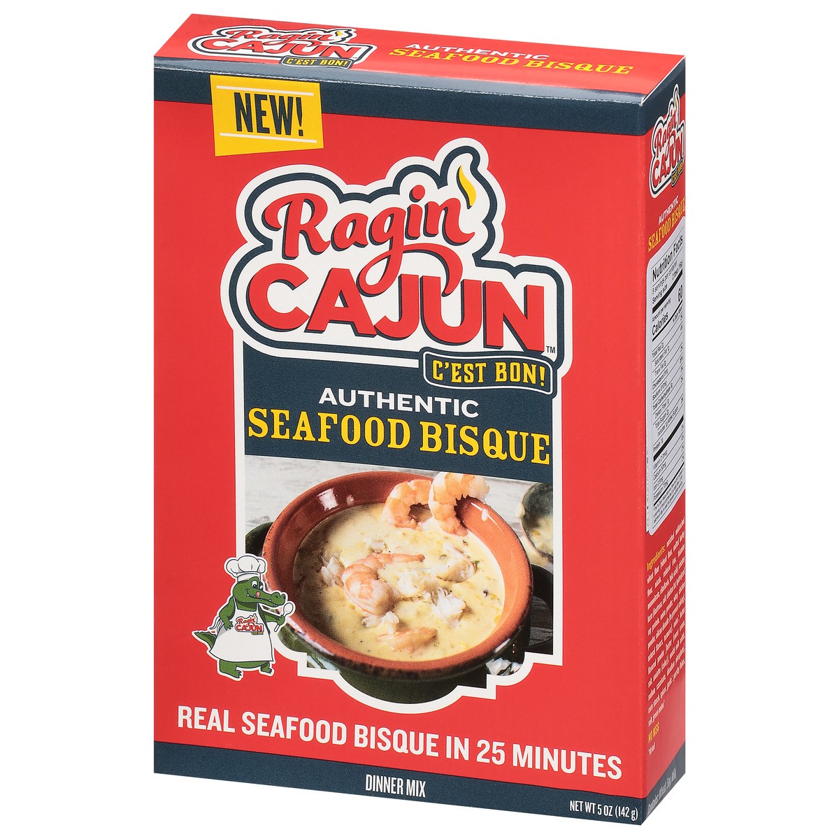 slide 4 of 11, Ragin' Cajun Authentic Seafood Bisque Mix 5 oz, 5 oz