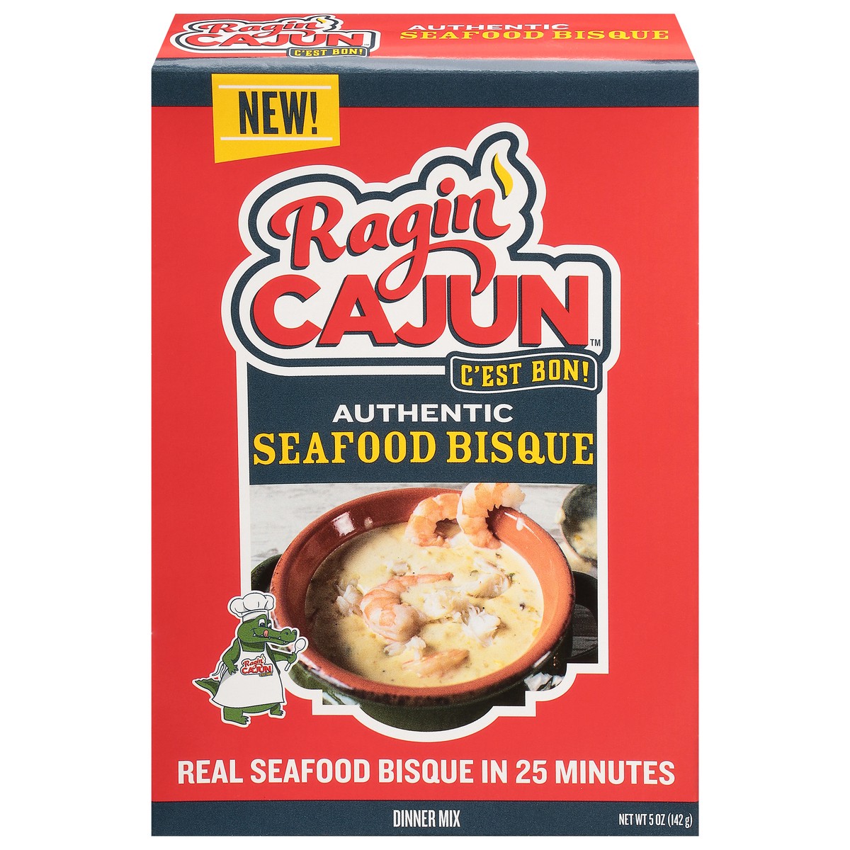 slide 9 of 11, Ragin' Cajun Authentic Seafood Bisque Mix 5 oz, 5 oz