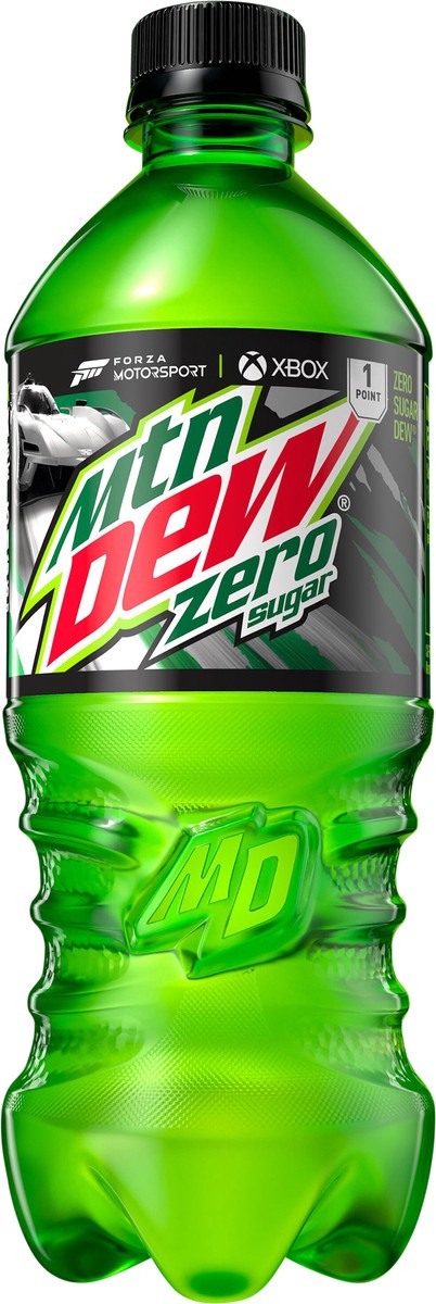 slide 2 of 4, Mountain Dew Zero Sugar Dew Soda Citrus - 20 fl oz, 20 fl oz