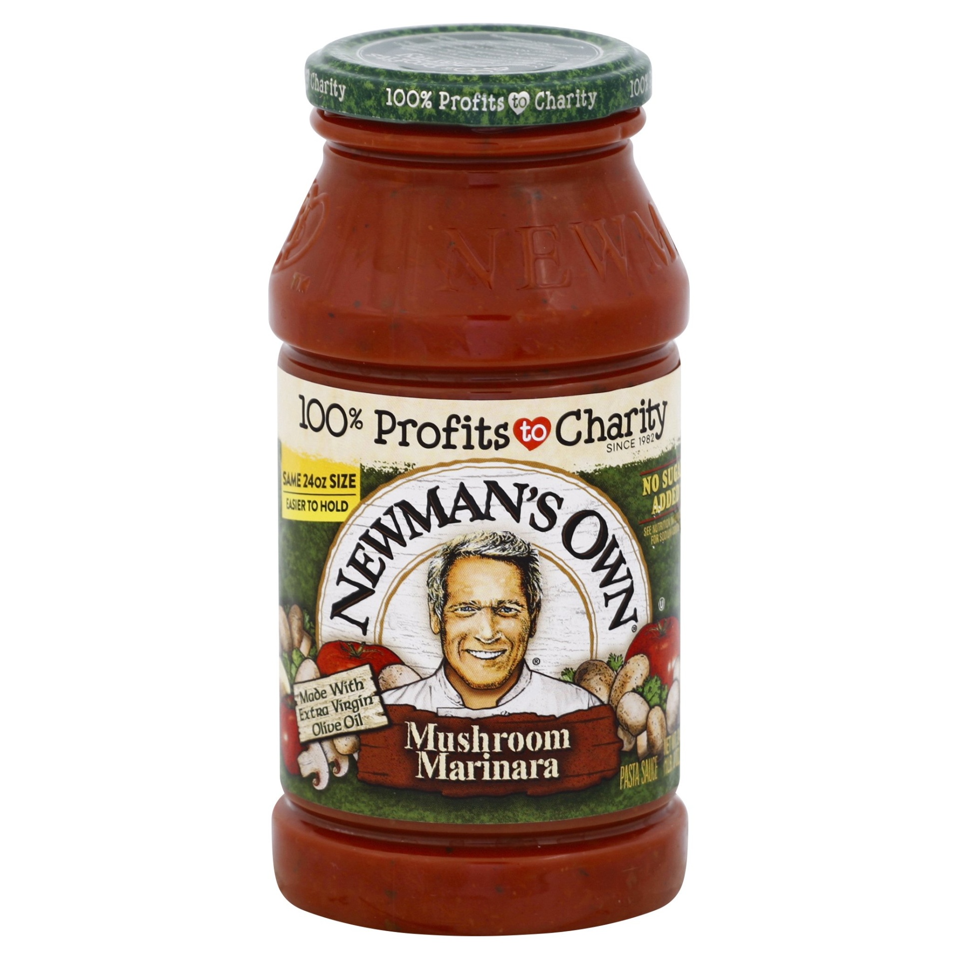 slide 1 of 6, Newman's Own Pasta Sauce Mushroom Marinara, 24 oz